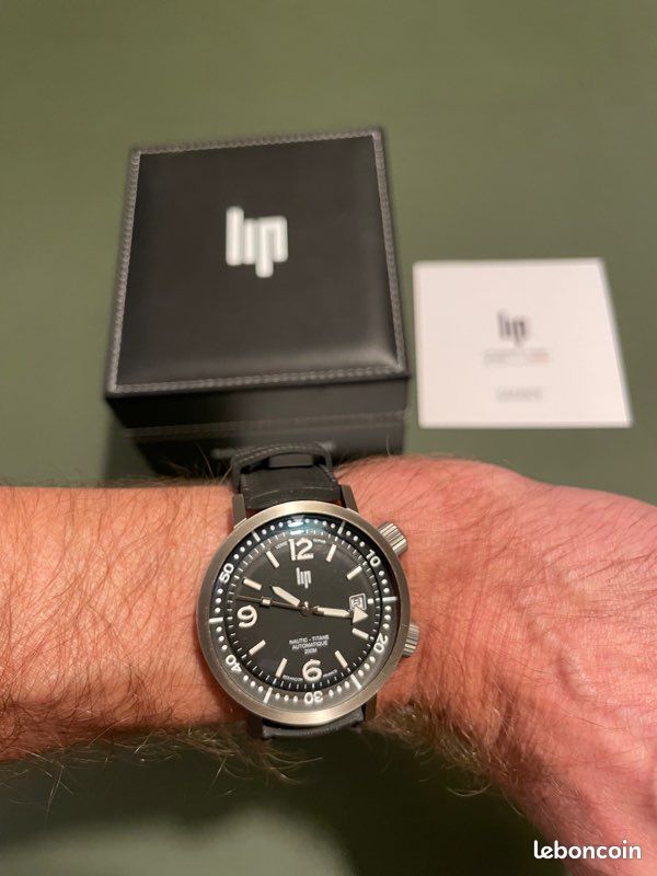 Montre Automatique Lip étanche 5 ATM - Mécanique, Avec étui D'origine, Occasion