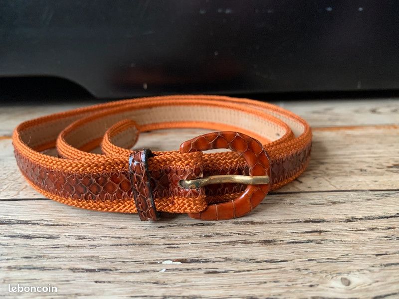 Ceinture Homme Marron Avec Boucle De 4 Cm La Taille 110