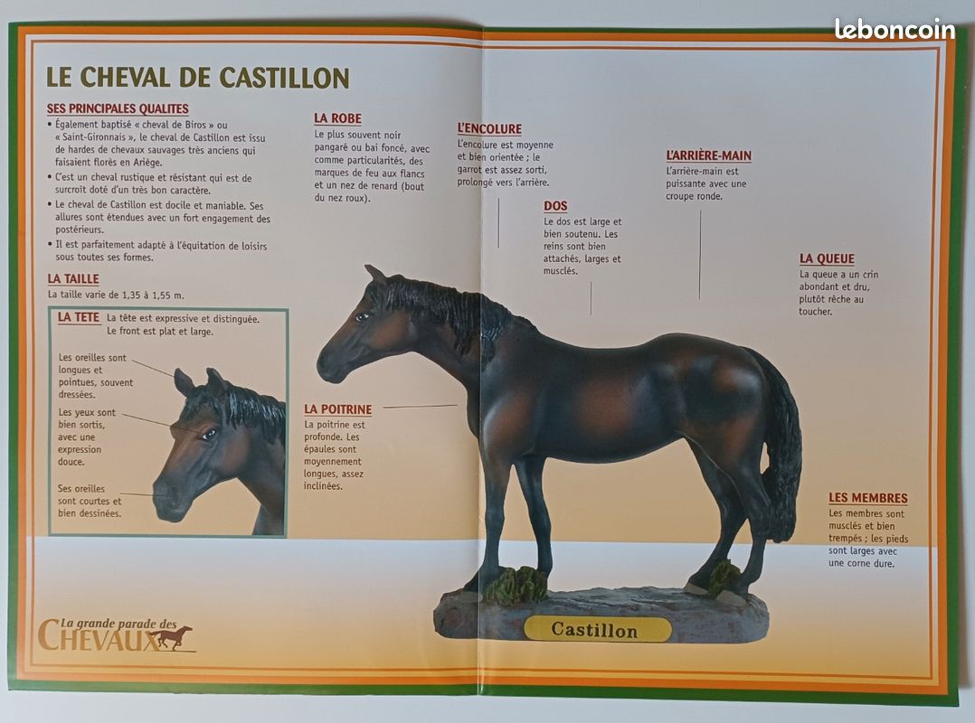 Miniature résine Cheval de Castillon (image 5)