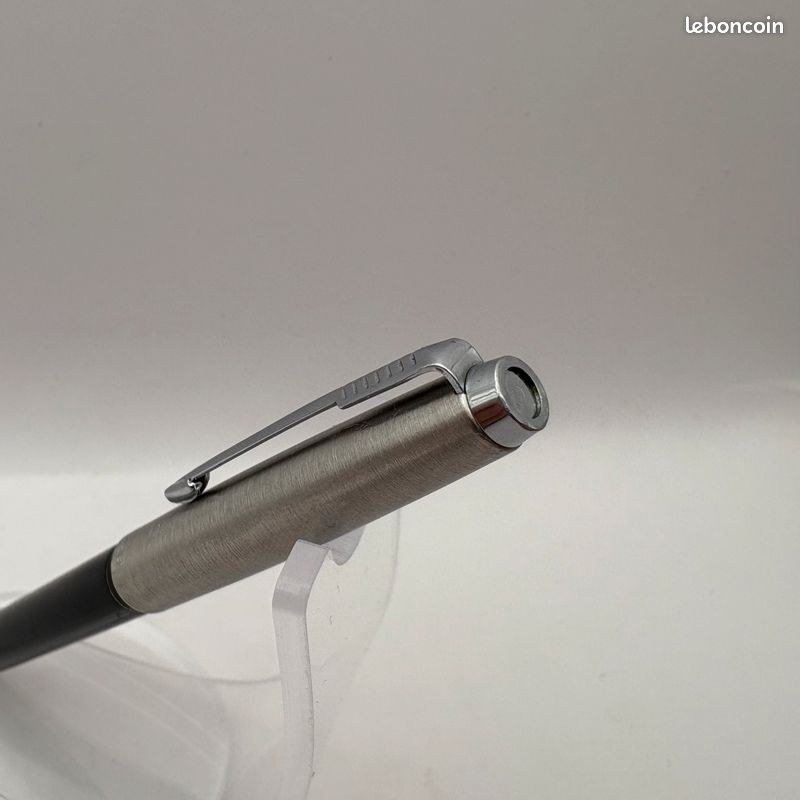 Stylo Plume Parker 45 CT Argenté Vintage - Fabriqué En France, Très Bon état D'occasion