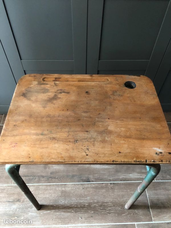 Table d’écolier vintage (image 2)