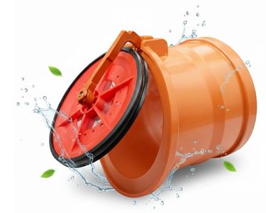 Clapet Anti-Retour Anti-Odeur PVC 110 Mm - Filtre Pour Tuyau Drainage Extérieur Et Eau De Pluie