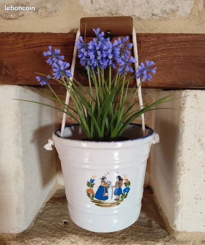 Petit seau décoratif en céramique Breton (image 1)