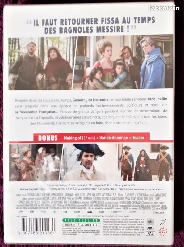 LES VISITEURS - LA REVOLUTION dvd (image 2)