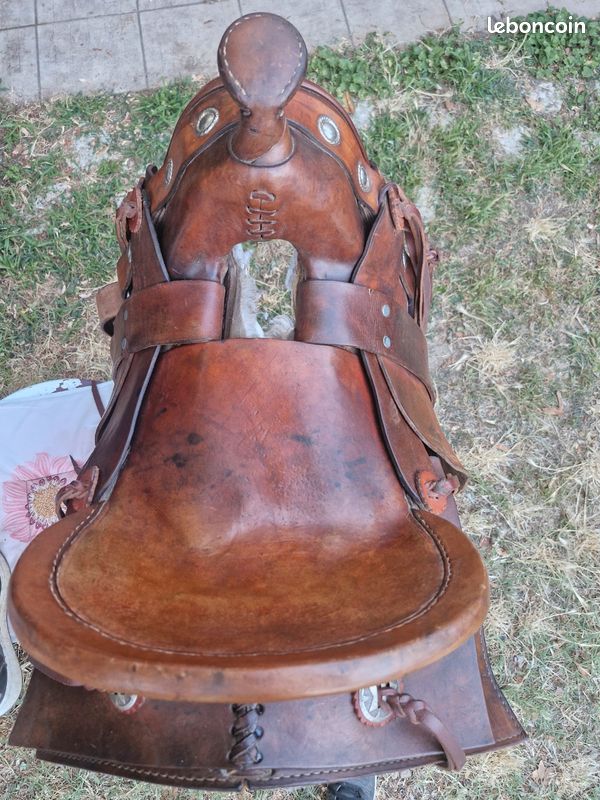 Mini Porte-clés Selle En Cuir Vintage - Thème Western Cowboy Et Cheval