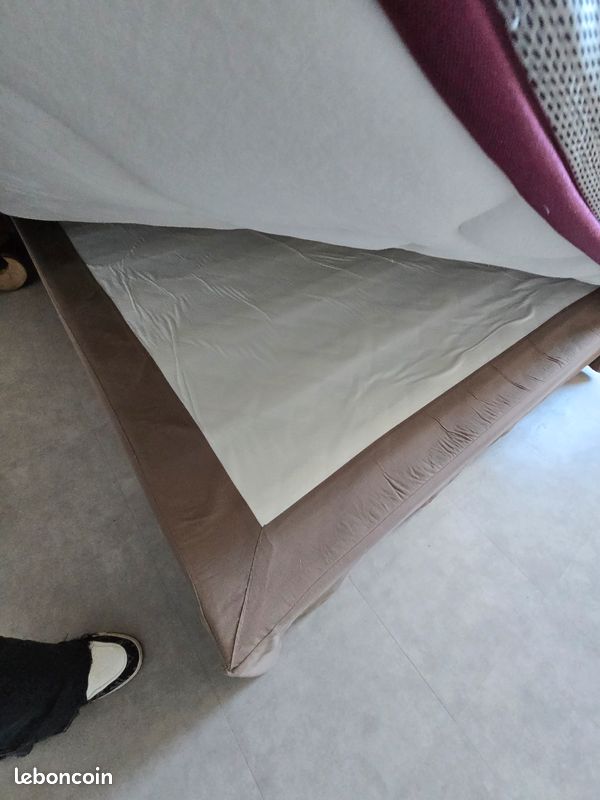 Lit matelas + sommier 140cm (image 3)