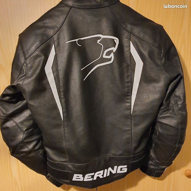 Moto Homme Blouson Moto Cuir PerforÃ© Blouson Moto Bering AC3
