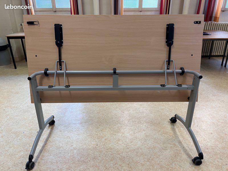 Tables bureau pliantes sur roulettes (image 3)