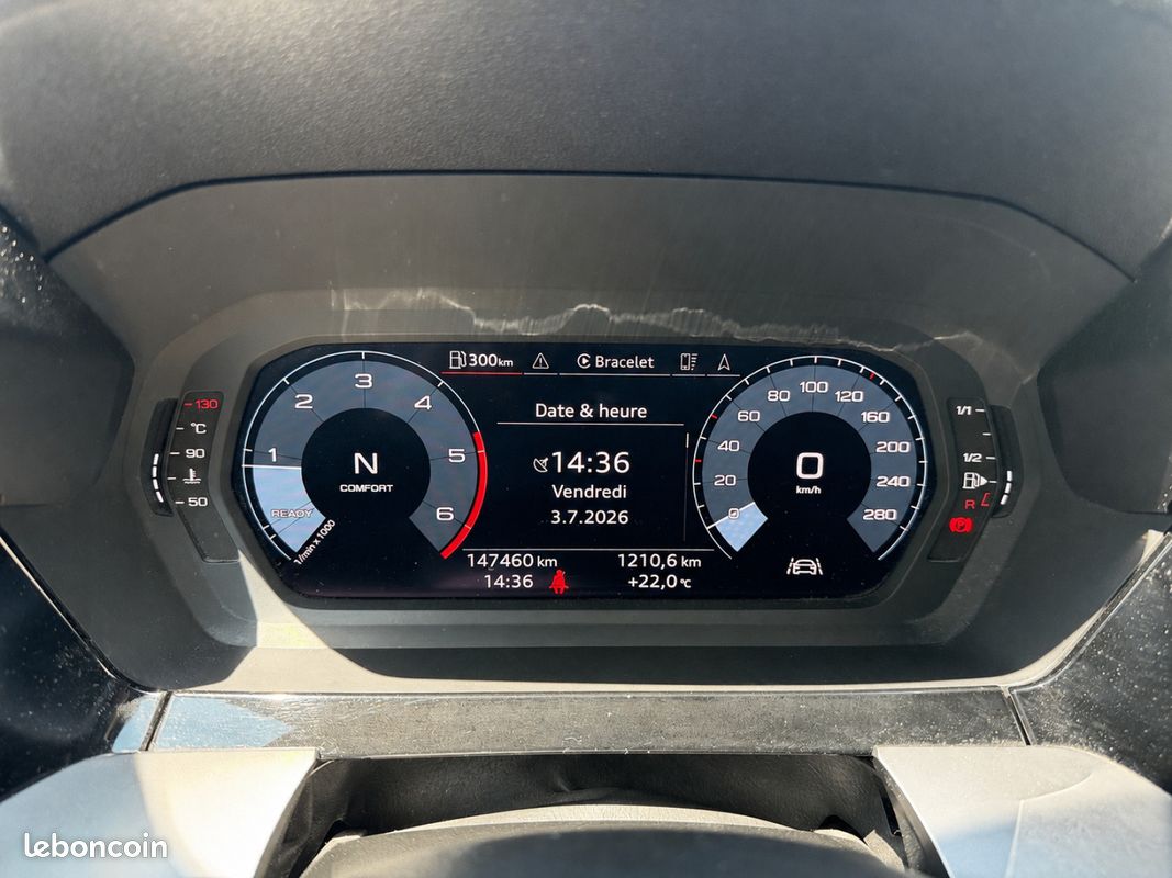 AUDI A3 SPORTBACK 30 TDI 116 S tronic 7 Design - Caméra de Recul - Carplay (image 12)