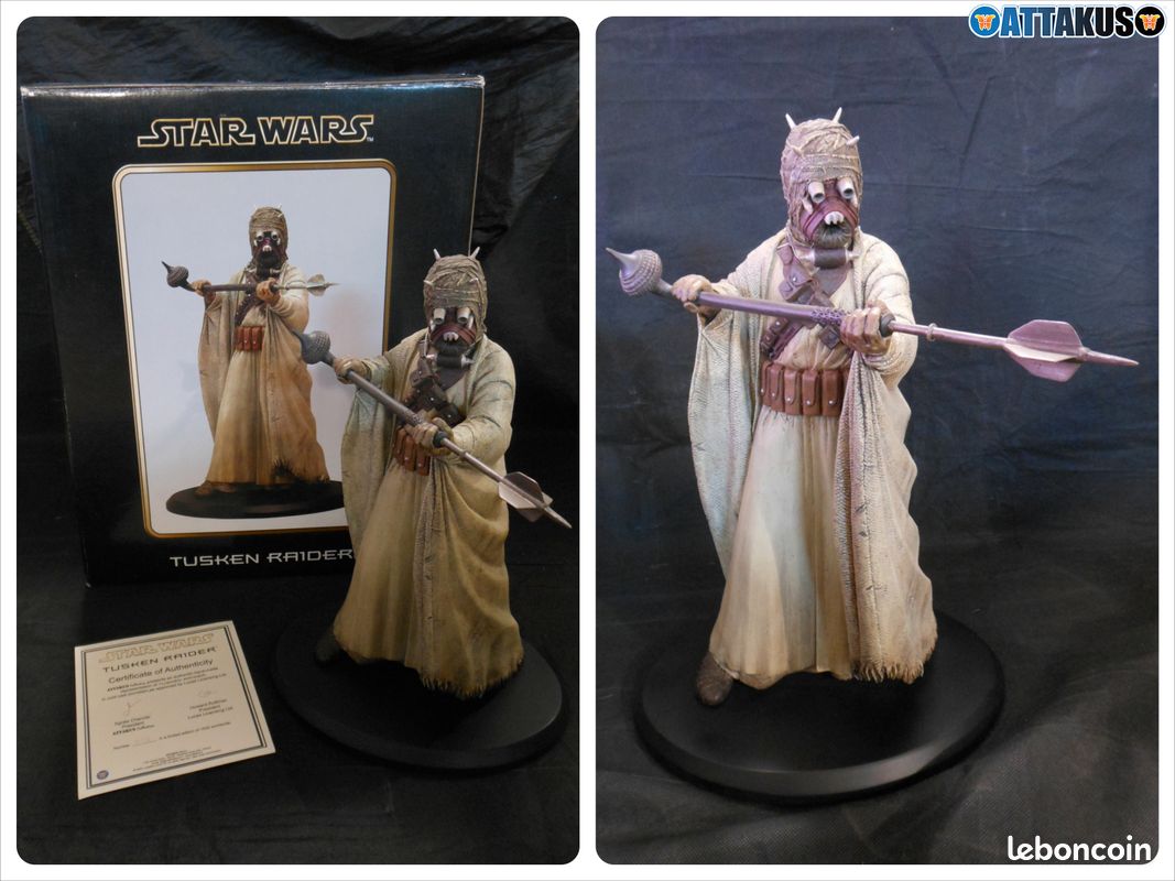 Figurine Attakus Star Wars – Tusken Raider 1/10 Elite Collection (ANH, SW063, Neuve)
