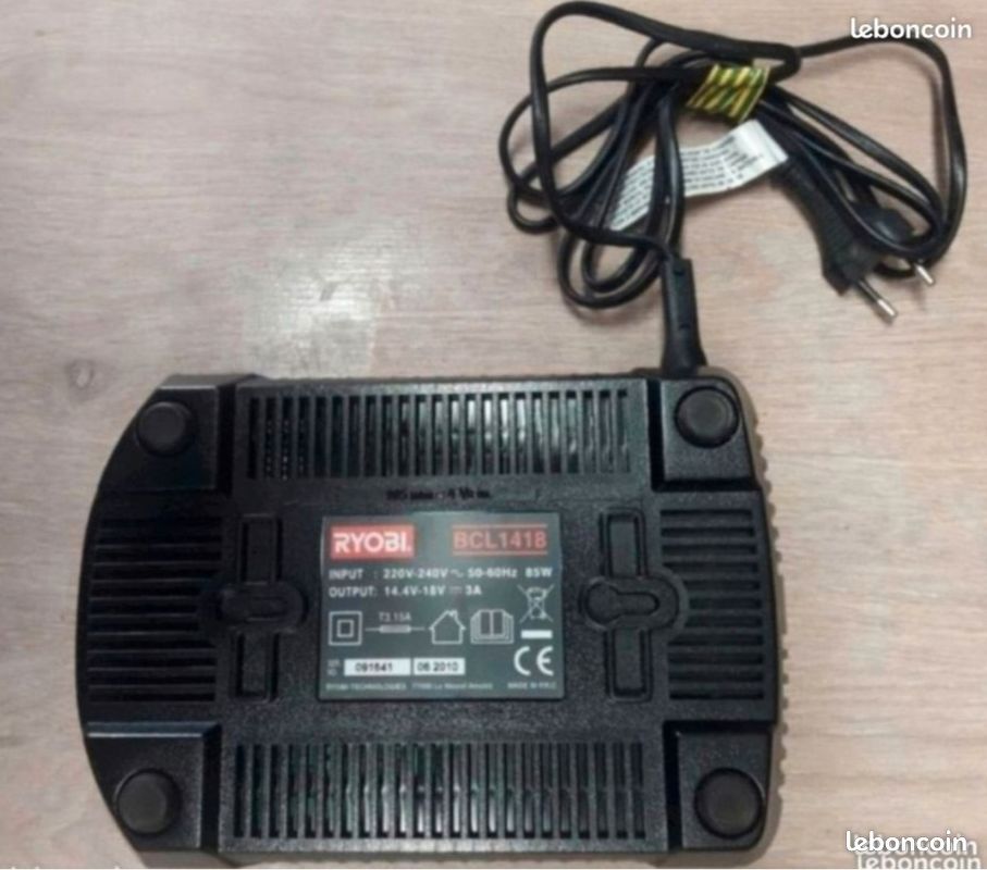 Chargeur Bcl1418h Chargeur Ryobi BCL1418 14,4V 18V 3A