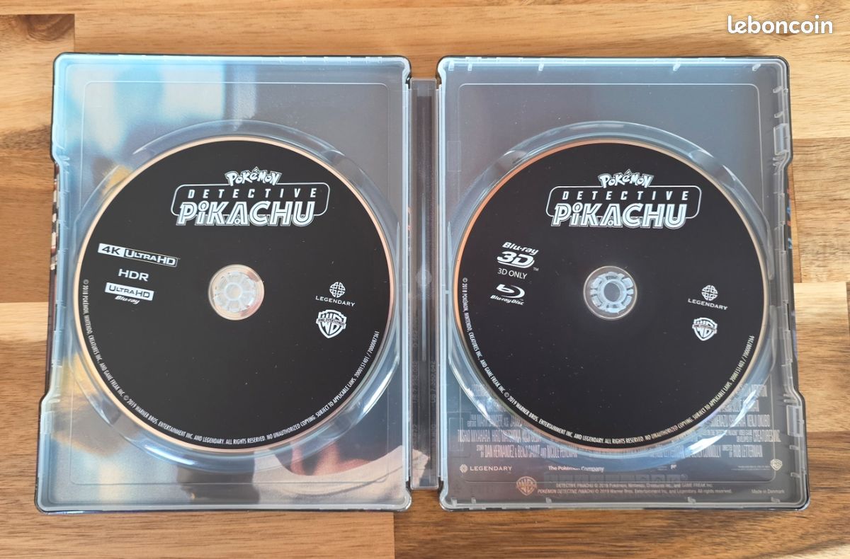 Steelbook Pokémon Détective Pikachu Blu-ray 4K Ultra HD + Blu-ray 3D (image 3)