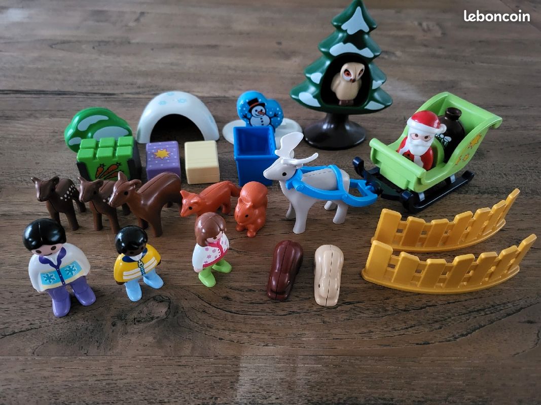 Set complet playmobil 1,2,3 (image 1)