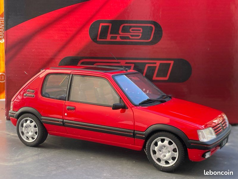 Rare Peugeot 205 GTI 1l9 Electro-choc 1/18 Ottomobile (image 6)