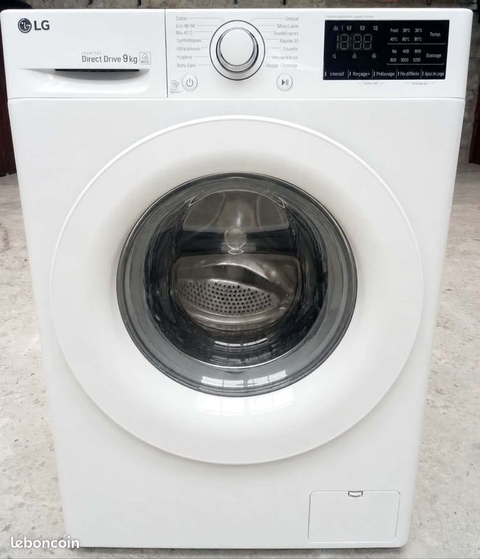 Machine à laver 9 Kg LG / LIVRAISON POSSIBLE (image 1)