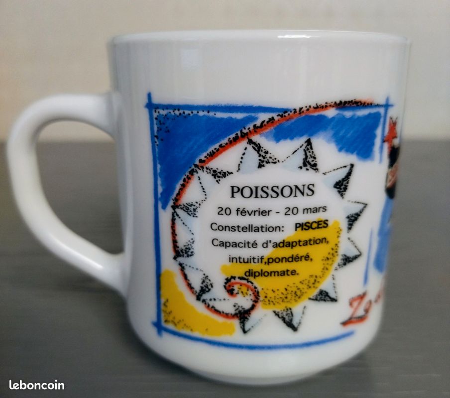 Mug signe du Zodiac Poisson - Idée cadeau