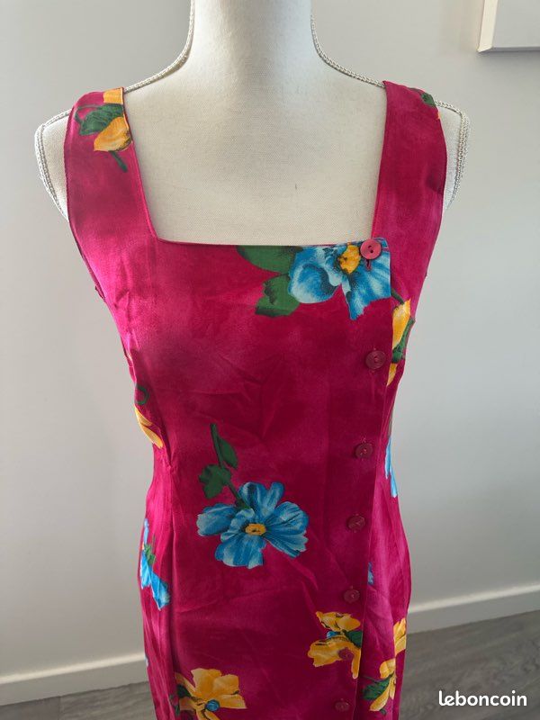 Robe bodycon imprimée sans manches été 2025, coupe ajustée, en polyester