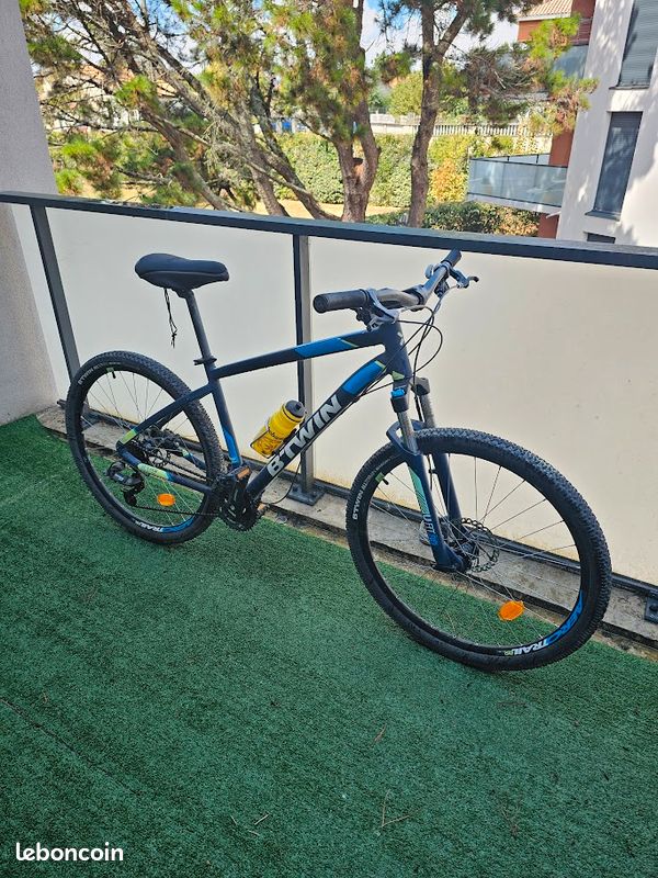 Vélo Rockrider Btwin 520 Bleu Rockrider 520 Bleu B'twin Vtt