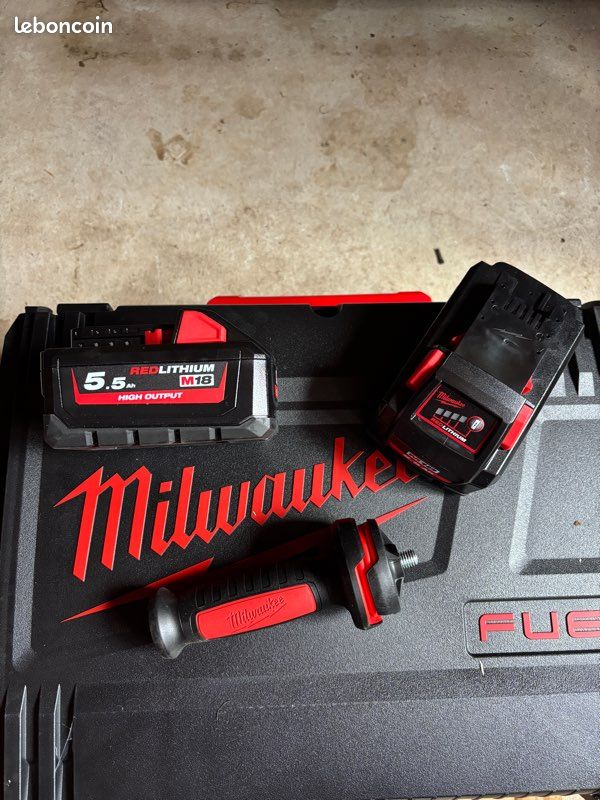 Milwaukee M18 FHSAG125XB-552X neuve 2 batteries 5.5Ah (image 5)