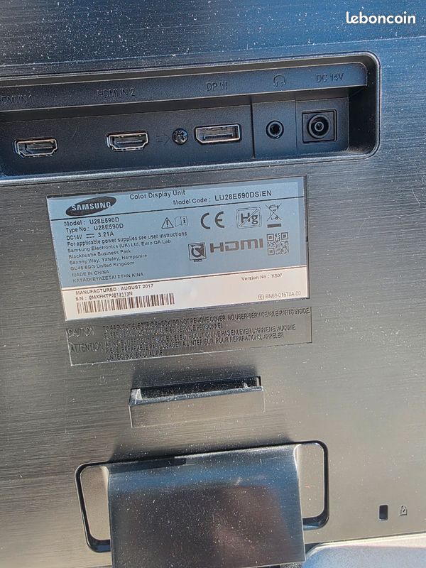 Ecran 28 pouces Samsung 4K UHD (image 4)