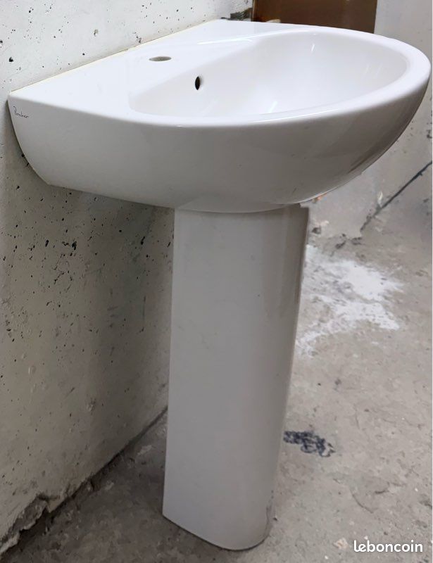 Lavabo porcher sur colonne (image 2)