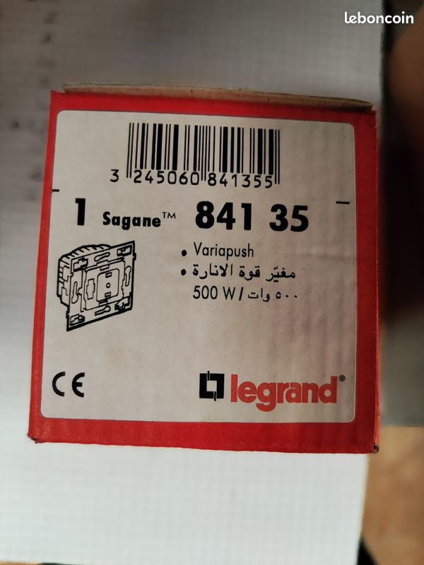 LEGRAND 84137 - Périphérique Interrupteur variateur Sagane