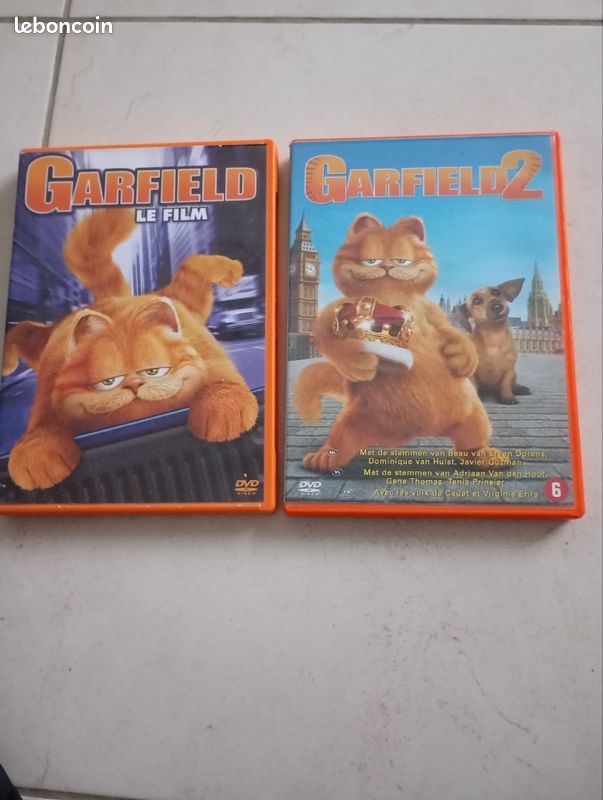 Lot DVD Garfield 1 et 2 (image 1)