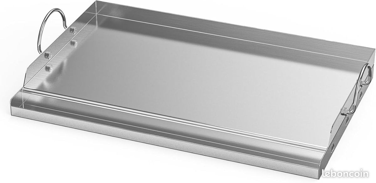 Plaque De Gril Céramique Onlyfire - 58.5x40.5cm - Antiadhésive Pour Barbecue Gaz Et Charbon - Noir