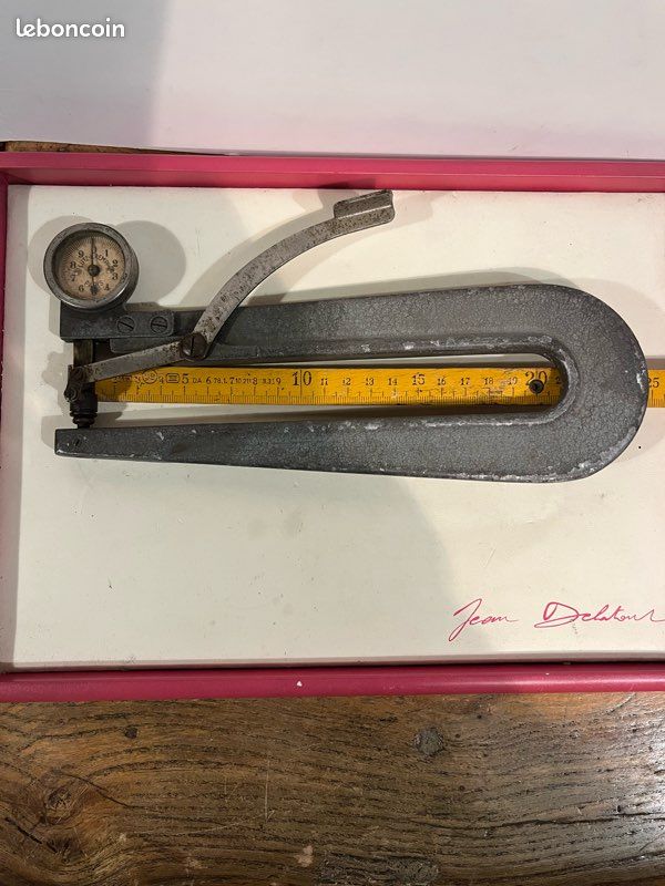 Ancienne Plane De Tanneur – Lutz Paris – Outil XIXe Siècle – Réf N°10