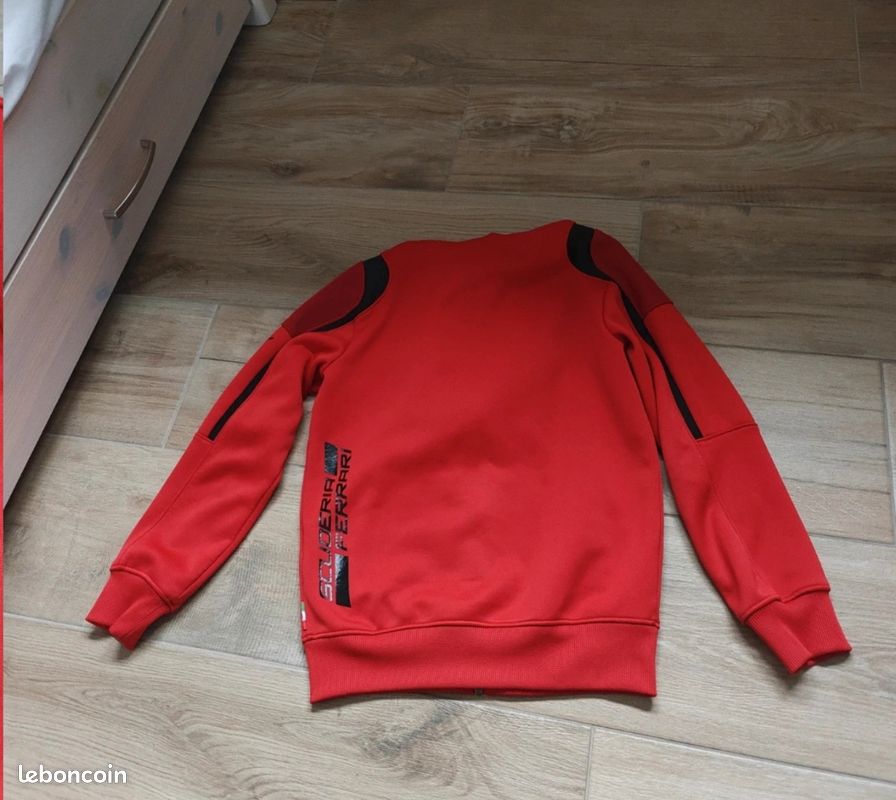 Veste Scuderia Ferrari Fille – On Track – Rouge – Taille 2/3 Ans
