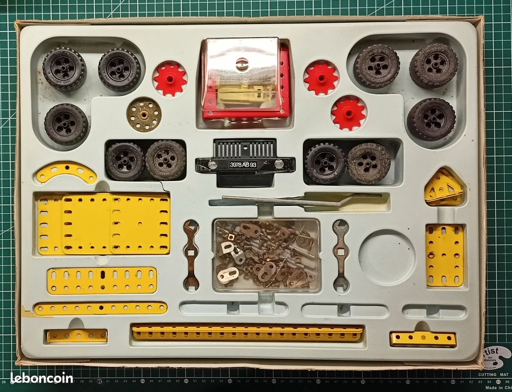Boite Meccano Travaux Publics vintage - Jeux & Jouets