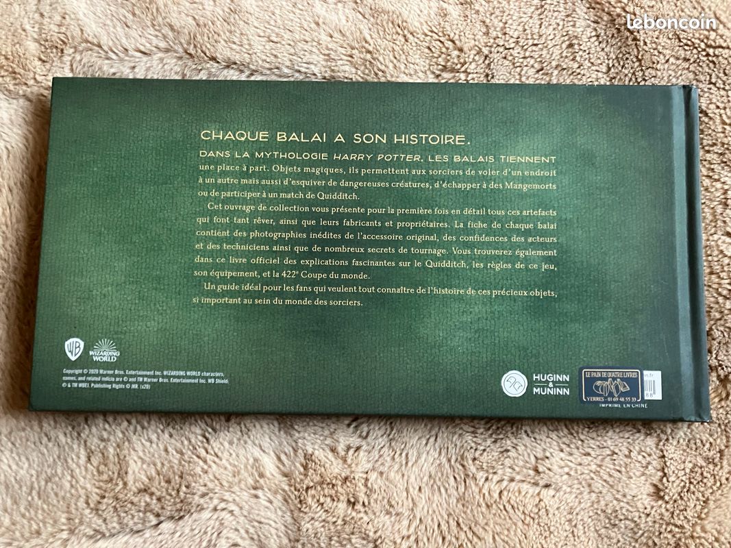 Livre le traité des balais Harry Potter (image 2)