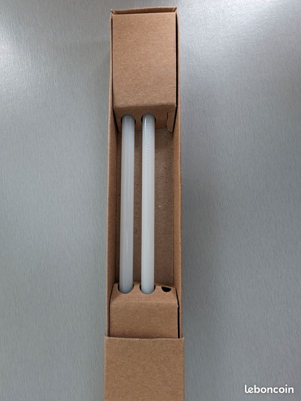 Lot de 2 pailles opaques blanches Waterdrop (image 3)