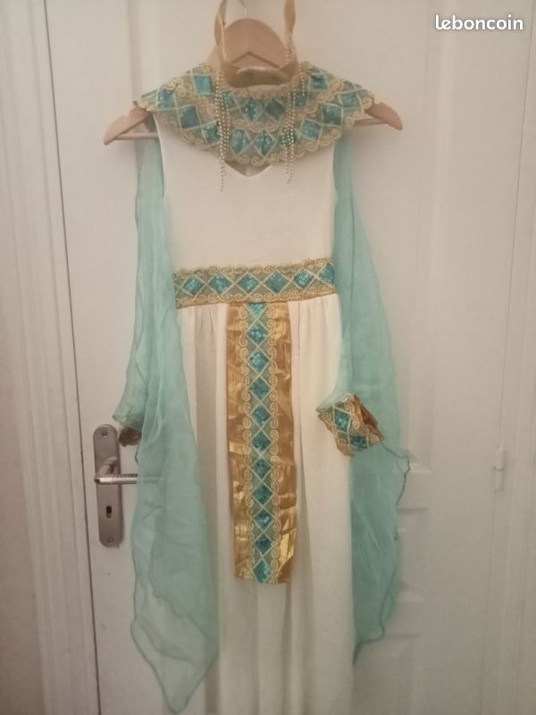 Déguisement robe Cléopâtre 6/8ans (image 1)