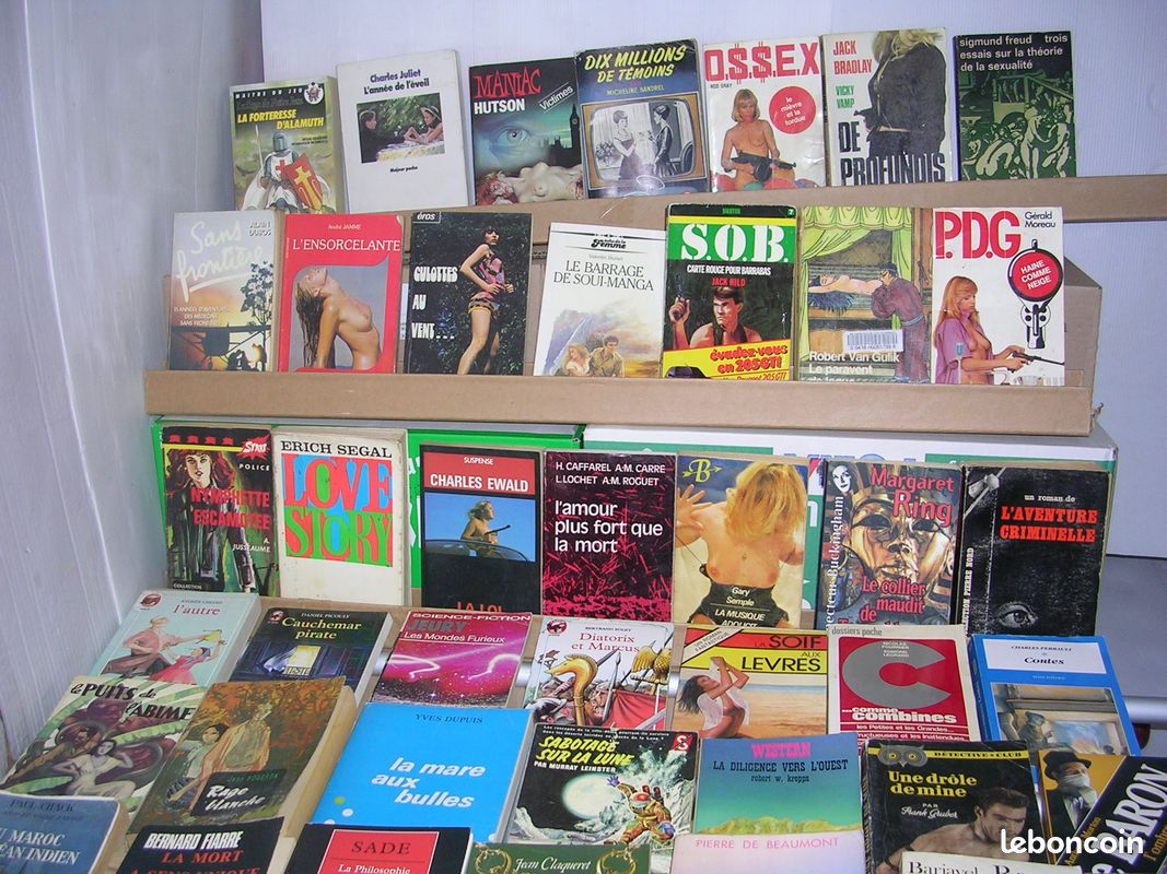 ( L- 7 / 48 ) 57 livres romans revues autres (image 1)