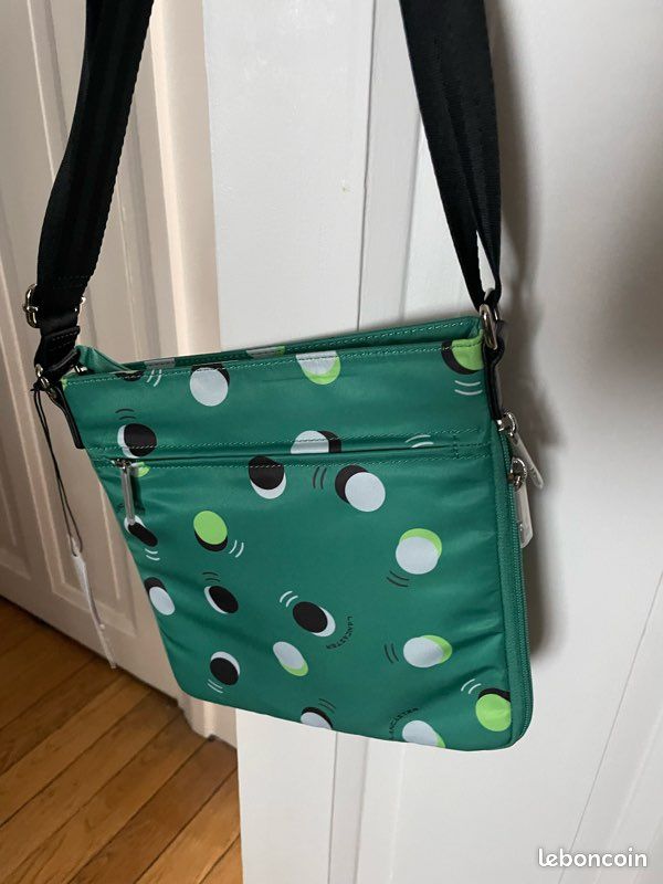 Sac travers pois vert lancaster neuf (image 6)