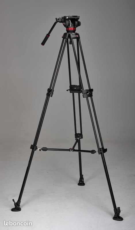 Kit Trépied Vidéo Manfrotto MA 545B Pro + Pointeur MA 509HD Pro - Occasion