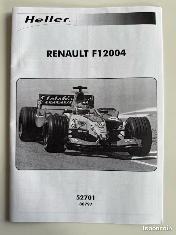 HELLER RENAULT F1 TEAM 1/18 Ref.52701 EUR 65,00 - FR
