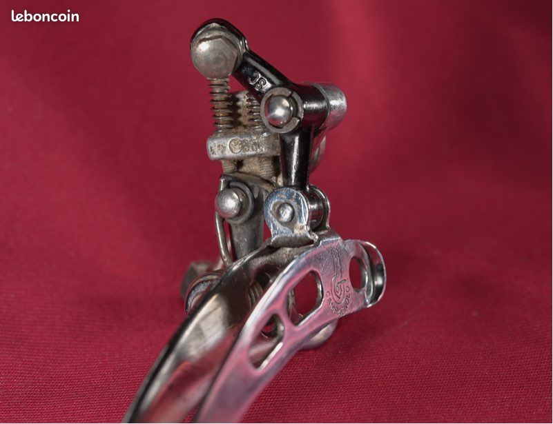 Dérailleur Avant Campagnolo Record Collier 28.6 – Vintage 1970’s – Argenté