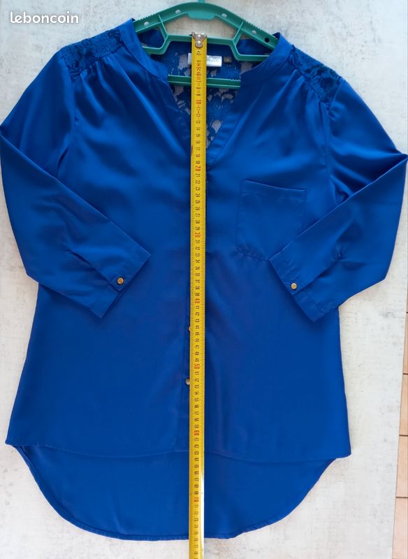 Chemisier bleu - Taille M/38 - Neuf (image 4)