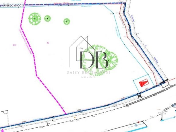 Terrain 1549 m² Martillac