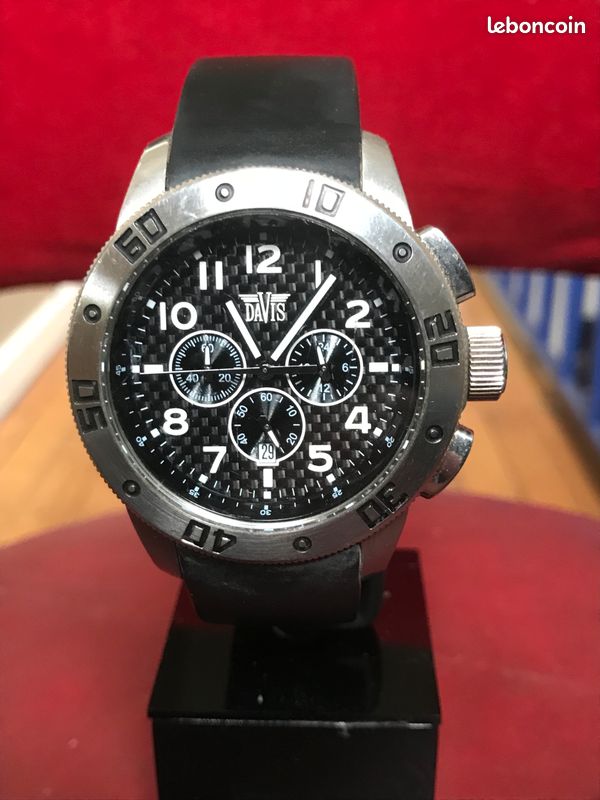 Montre Davis Adventure Collection Chronographe Pour Homme - Occasion - Voir Photos