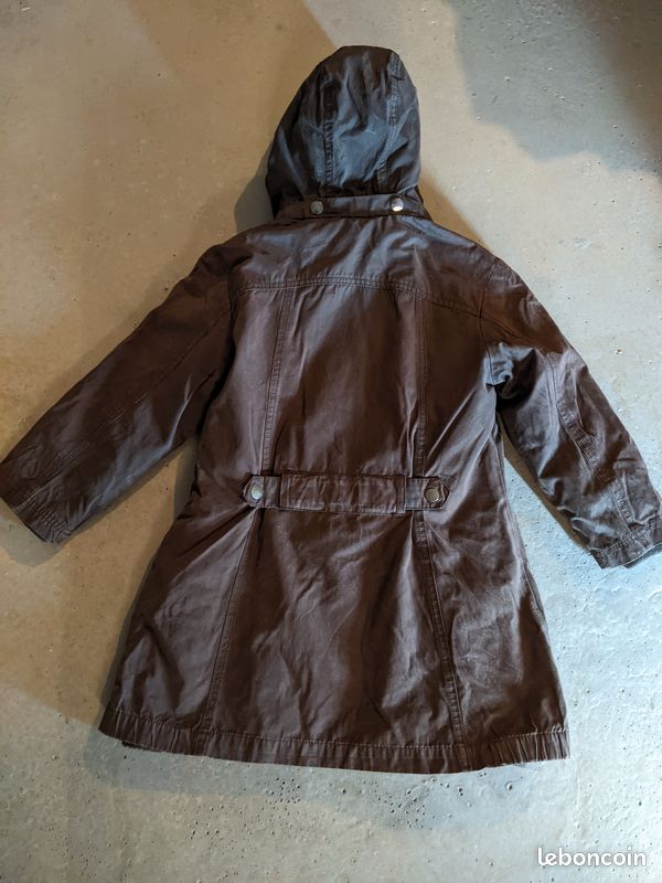 Manteau 3 en 1 marron glacé fille 6 ans CFK (image 6)
