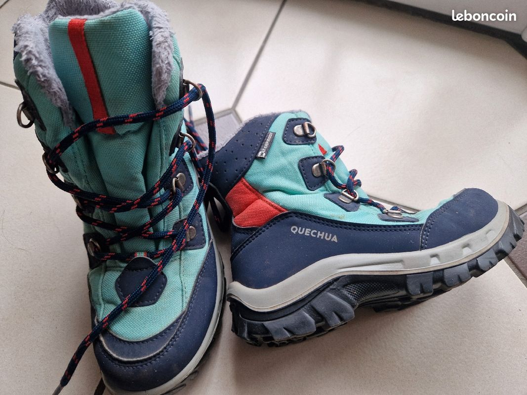 Chaussures chaudes imperméables neige/randonnée enfant Chaussures