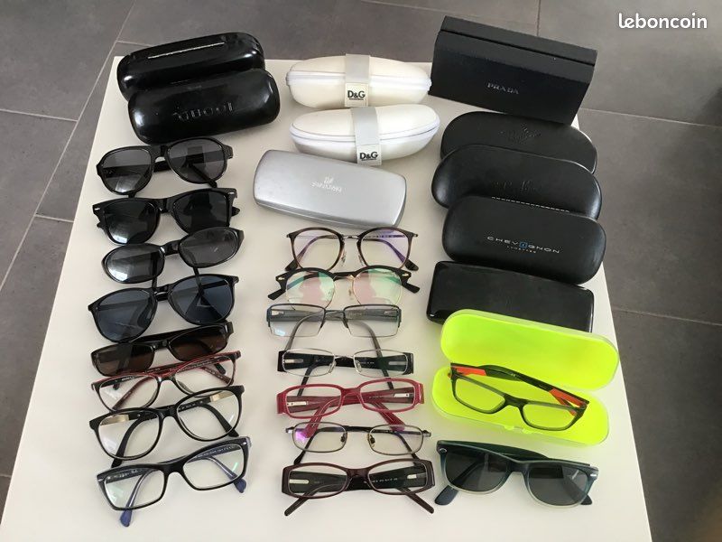 Montures de lunettes + boîtiers (image 1)