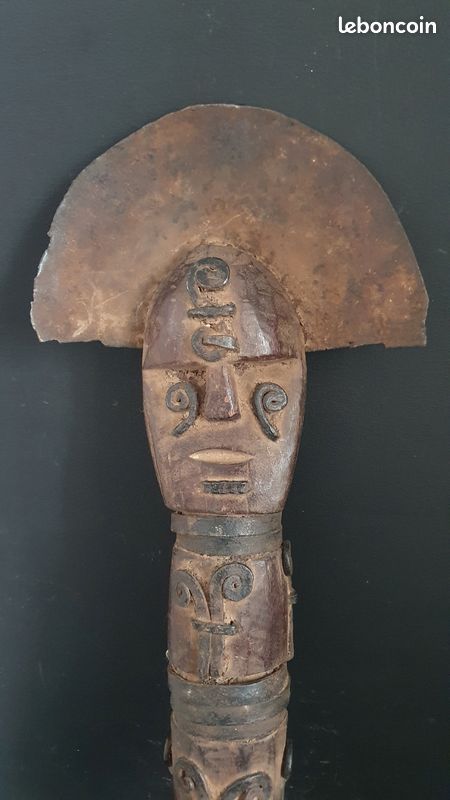 Statue art africain_peuple Objet de culte Ofo du peuple Ibo du Nigéria (image 3)