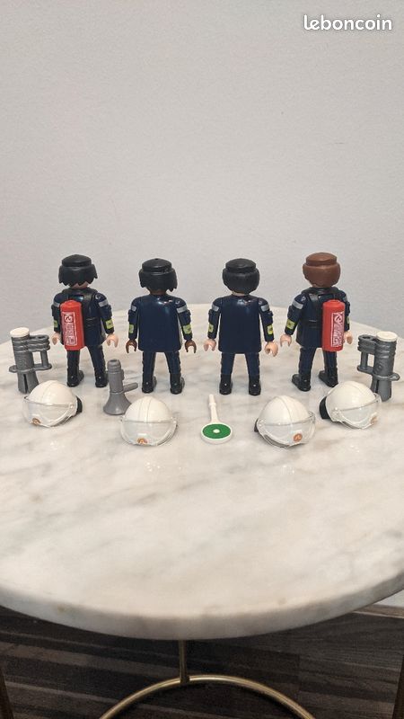 Playmobil lot de Pompiers avec voiture (image 4)