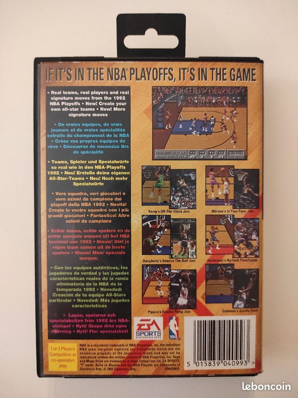 Bulls versus Blazers Megadrive pal (image 3)