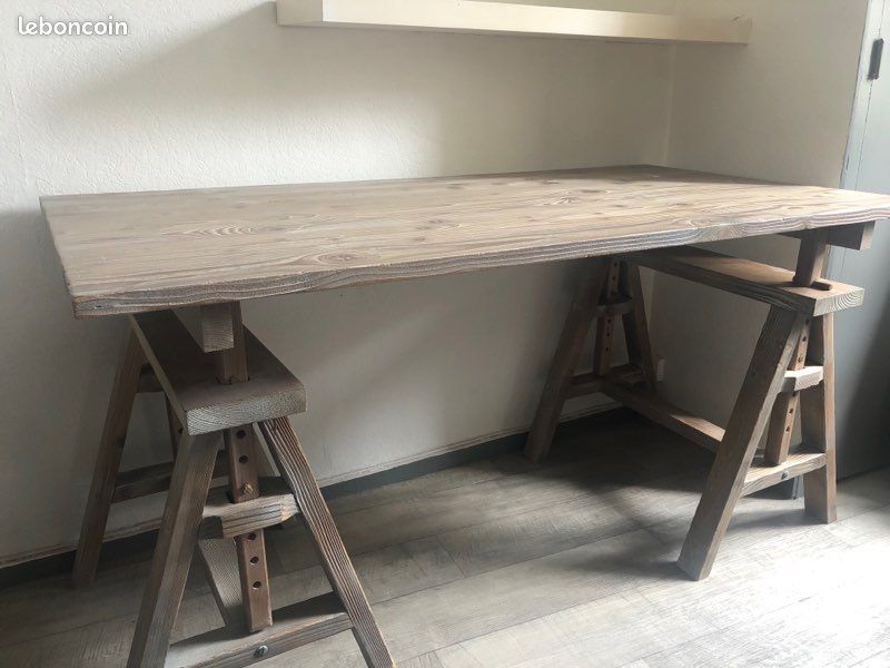 Bureau bois grisé AMPM (image 10)