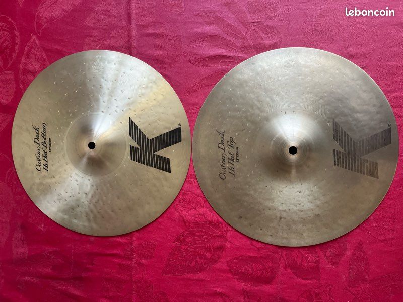 HiHat Zildjan Custom Dark 13 pouces (image 1)